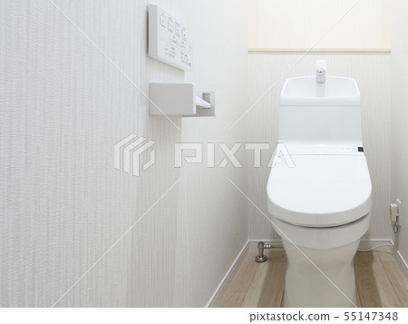 Newly built residential toilet image 55147348