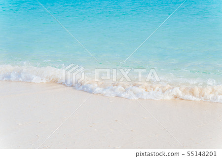 Beach white sandy beach Beach white sandy beach 55148201
