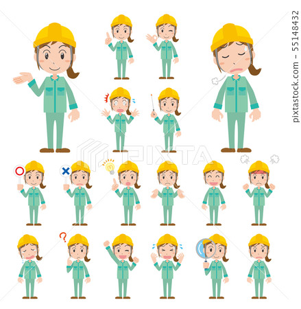 工作者工作者盔甲工作服婦女 工作者工作者盔甲工作服婦女 55148432