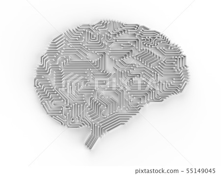 artificial intelligence brain artificial intelligence brain 55149045