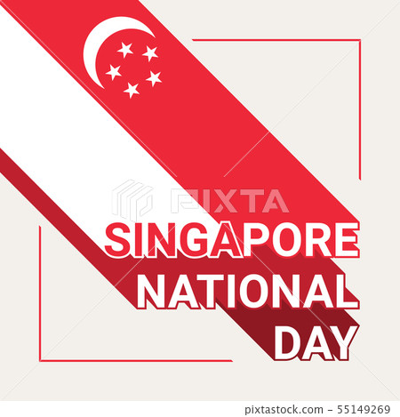 Singapore National Day Greeting Card 55149269