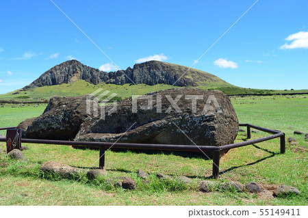 震驚的Moai雕像 55149411