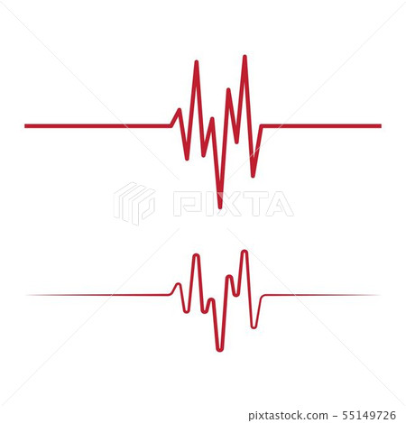 Art design health medical heartbeat pulse Art design health medical heartbeat pulse 55149726