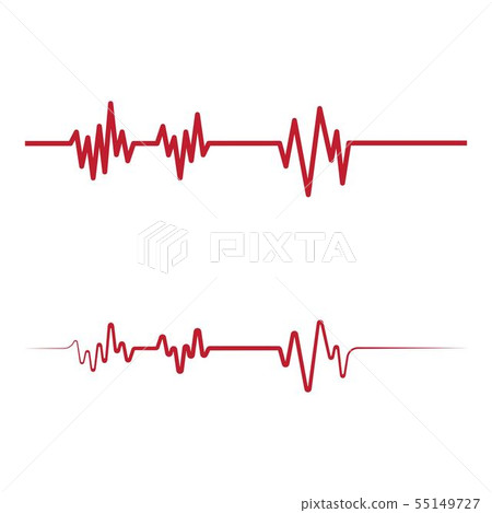 Art design health medical heartbeat pulse Art design health medical heartbeat pulse 55149727