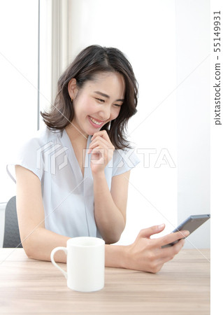 辦公室會議室女商人 55149931