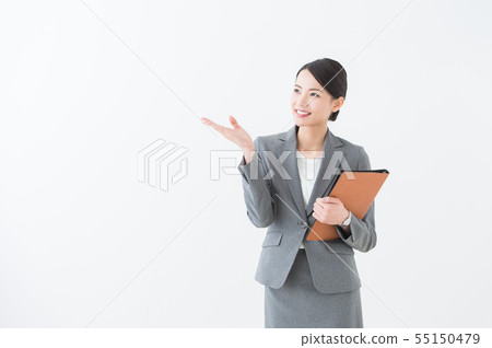 Working woman gray suit Working woman gray suit 55150479