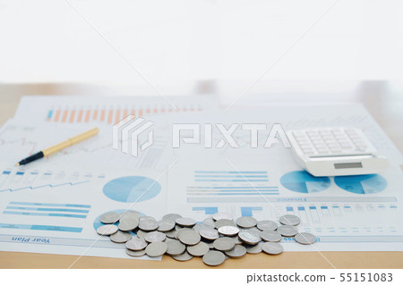 Graphs Calculator and Pen. Finance Concept Graphs Calculator and Pen. Finance Concept 55151083