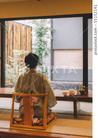 Lifestyle series: Asian woman in ryokan Lifestyle series: Asian woman in ryokan 55152141
