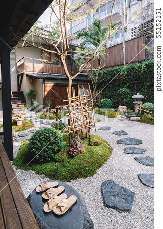 Ryokan series: Garden in ryokan Ryokan series: Garden in ryokan 55152151