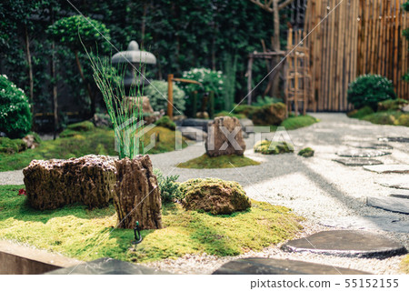 Ryokan series: Garden in ryokan 55152155