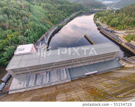 Orlik dam. The highest dam in the Czech republic 55154728