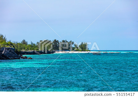 Muyuni white sand beach Unguja Zanzibar Island Tanzania East Africa 55155417