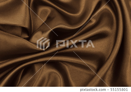 Smooth elegant brown silk or satin texture as 55155801