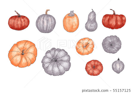 set of pumpkins 55157125