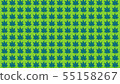 Blue foliage pattern 55158267
