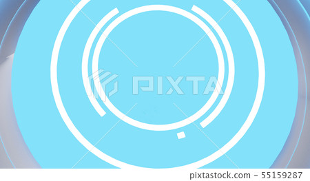 robot white blue one eye A.I. 3d-illustration robot white blue one eye A.I. 3d-illustration 55159287