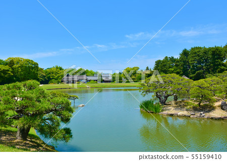 Pond of Okayama Korakuenzawa Pond of Okayama Korakuenzawa 55159410