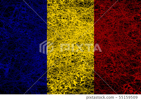 Flag of Chad. 55159509