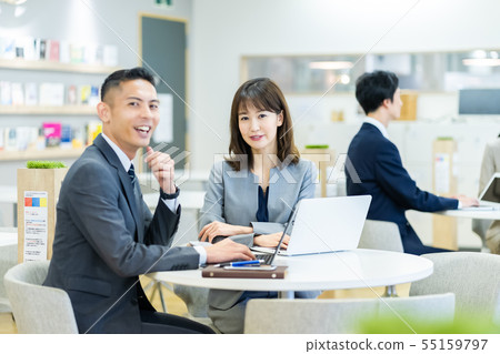 企業形象男性僱員女性僱員 企業形象男性僱員女性僱員 55159797