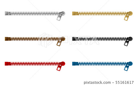 拉鍊(拉鍊·夾頭)插圖顏色變化/側面 拉鍊(拉鍊·夾頭)插圖顏色變化/側面 55161617