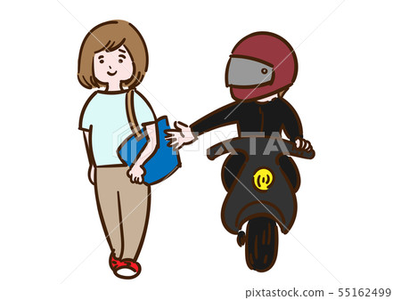 Snatching _ bike - Stock Illustration [55162499] - PIXTA