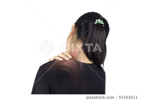 shoulder muscle injury white background shoulder p 55162611