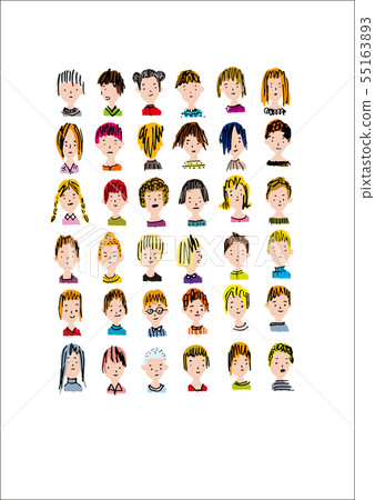 younger, face, facial 55163893