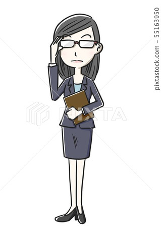 戴著眼鏡的女祕書 55163950