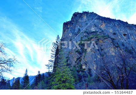 世界上最大的巨石El Capitan作為花崗岩 55164487