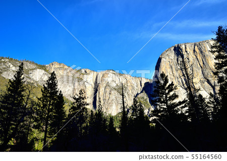 The world's largest monolith El Capitan as granite 55164560
