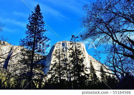 The world's largest monolith El Capitan as granite 55164566