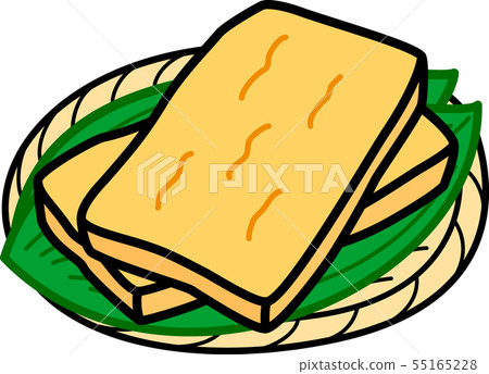 Deep-fried deep-fried tofu with Japanese food 55165228