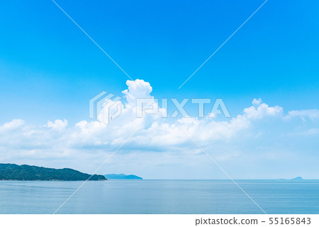 夏天圖像藍天海 55165843