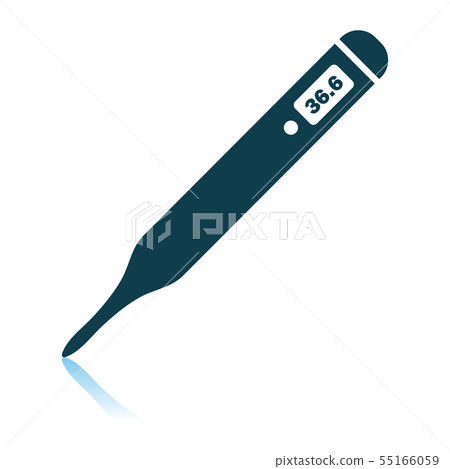 Medical Thermometer Icon Medical Thermometer Icon 55166059