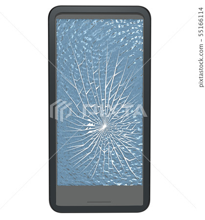 Latest smartphone glass crack 55166114