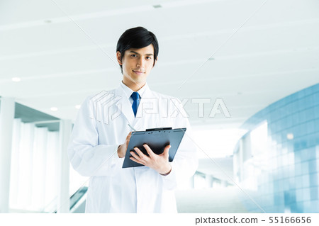 企業男性醫生醫生白色外套醫院科學科學 企業男性醫生醫生白色外套醫院科學科學 55166656