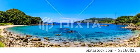 Arihisagari beach park panorama [Saikai City, Nagasaki Prefecture] 55166825
