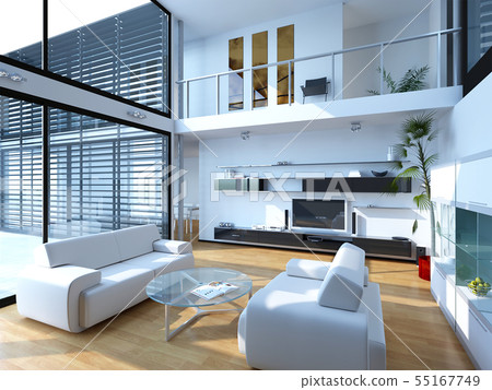 3d rendering of new living room interior design 3d rendering of new living room interior design 55167749