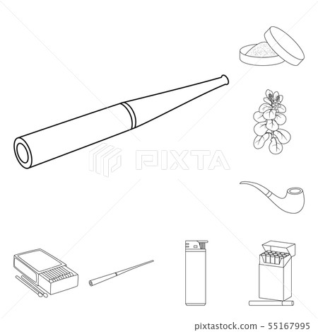 Vector design of health and nicotine symbol. Collection of health and statistics stock vector Vector design of health and nicotine symbol. Collection of health and statistics stock vector 55167995
