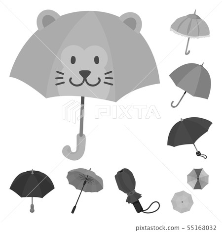 Vector design of fashion and safety symbol. Collection of fashion and closed stock symbol for web. 55168032