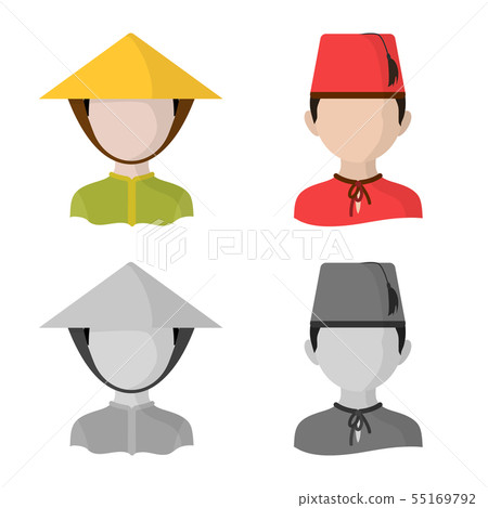 Vector design of imitator and resident icon. Collection of imitator and culture stock symbol for web Vector design of imitator and resident icon. Collection of imitator and culture stock symbol for web 55169792