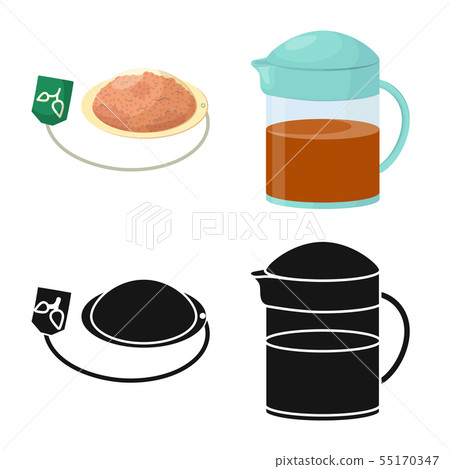 Vector design of healthy and floral logo. Collection of healthy and gradient vector icon for stock. Vector design of healthy and floral logo. Collection of healthy and gradient vector icon for stock. 55170347