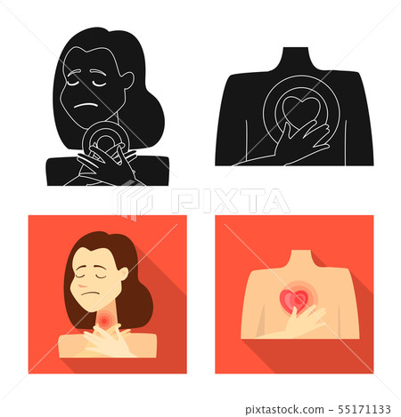 Vector illustration of hospital and rendering sign. Set of hospital and help stock vector Vector illustration of hospital and rendering sign. Set of hospital and help stock vector 55171133