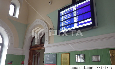 西伯利亞鐵路終點站符拉迪沃斯托克站[俄羅斯] 55171325