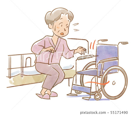 轉移到輪椅上 55171490