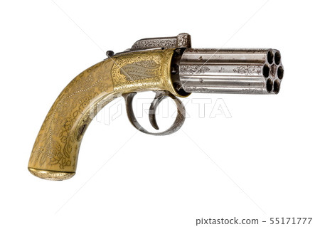 Percussion Pepper box barrel gun Percussion Pepper box barrel gun 55171777