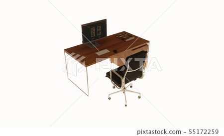 Desk Work Architectural Drawing CAD CG Real No Bright One 55172259