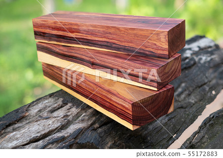 Wood logs of Burmese rosewood Wood logs of Burmese rosewood 55172883
