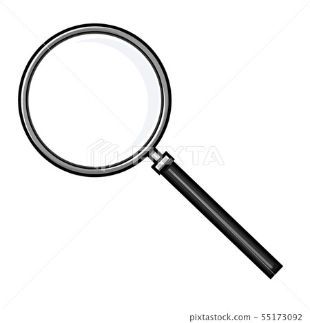 Material Parts Magnifying Glass - Stock Illustration [55173092] - PIXTA