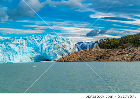 Perito Moreno Glacier on Argentina Lake 55178675